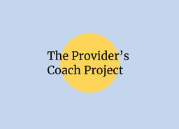 The Provider's Coach Project logo